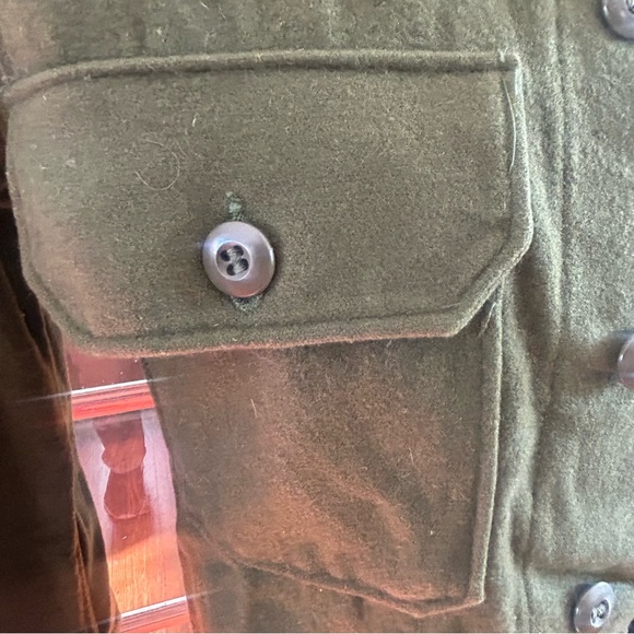 Vintage US Army 1970's Olive Green 108 Shirt Man’s Field X Small - Picture 9 of 13